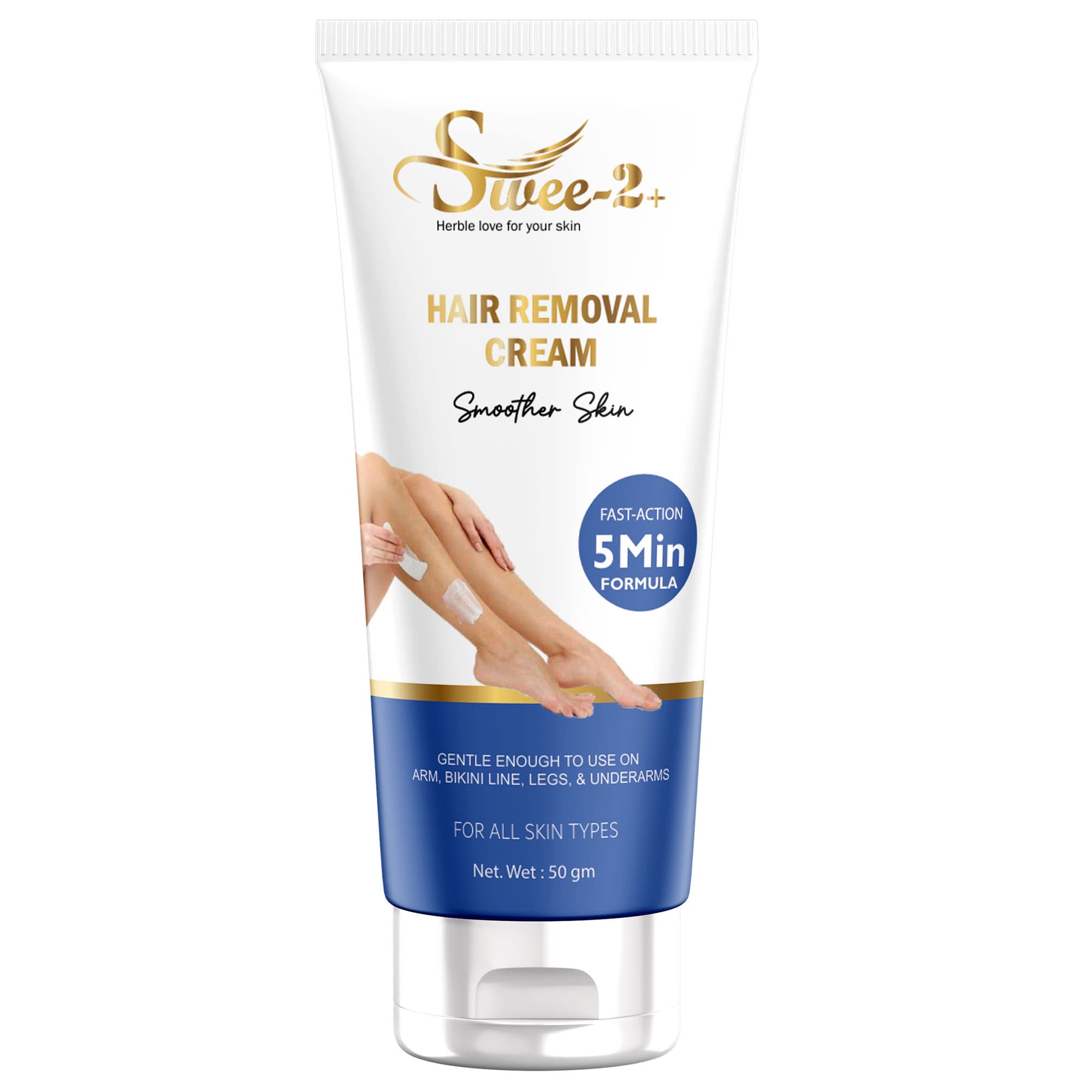 Hair Removal Cream (Blue) — Pack front