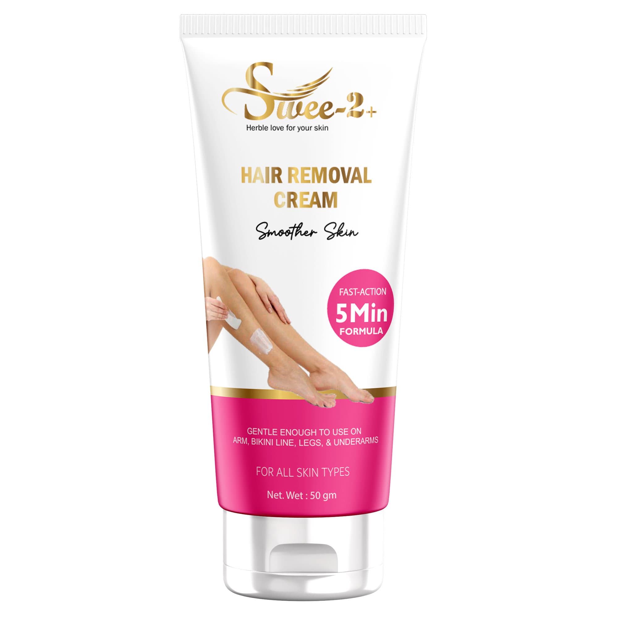 Hair Removal Cream (Pink) — Pack front