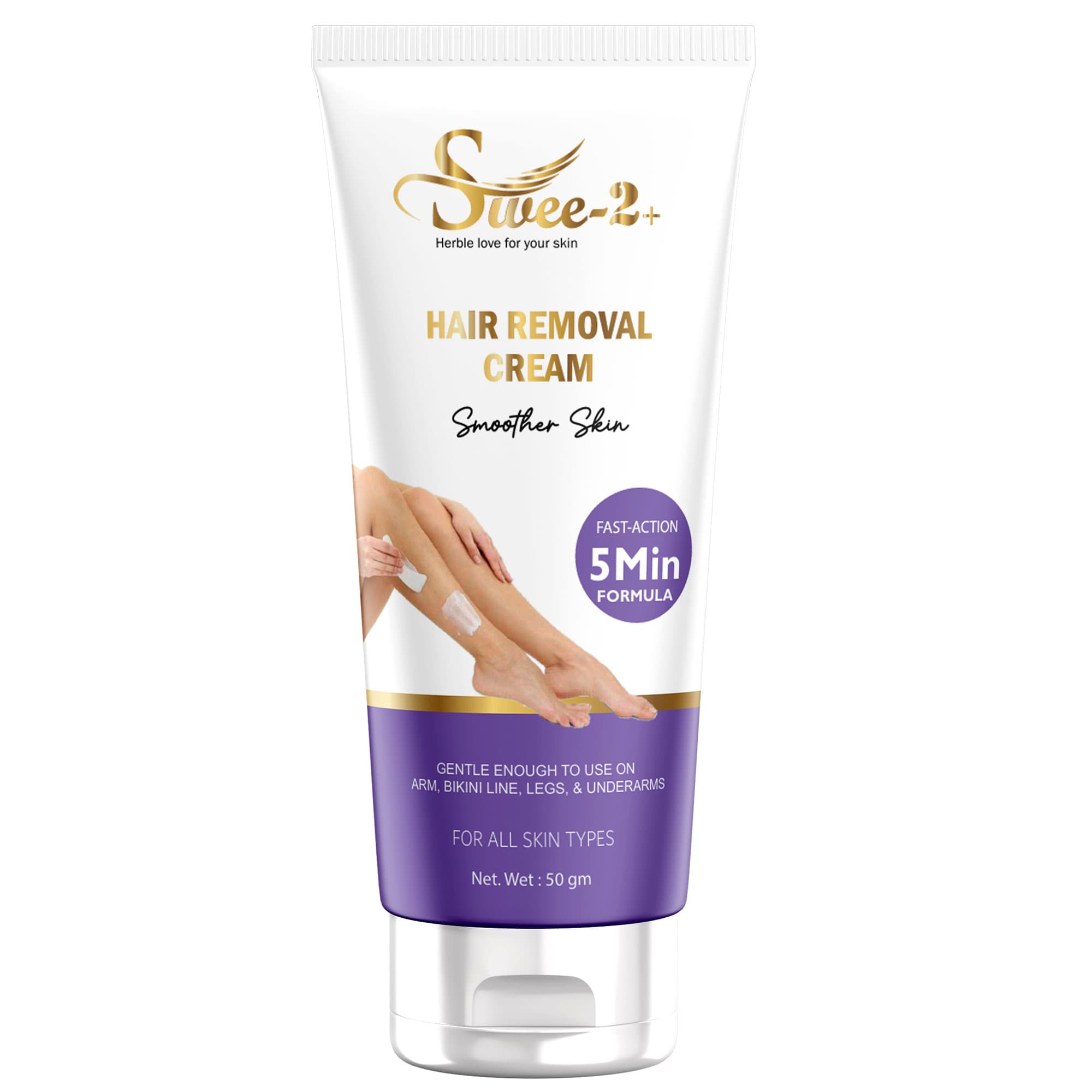 Hair Removal Cream (Purple) — Pack front